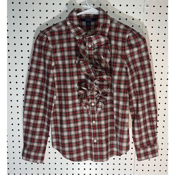Girls Polo Ralph Lauren button down shirt - Picture 1 of 4